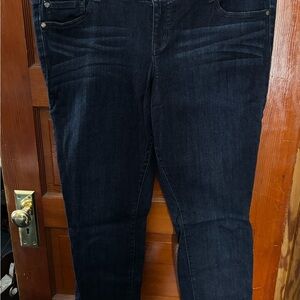 Torrid Blue Skinny Jeans Sleek Fit